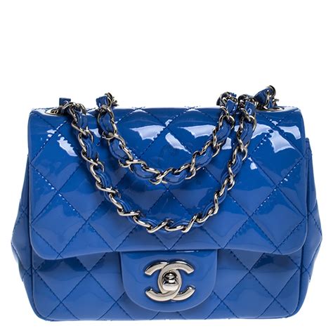 gold-tone chanel flap bag blue|chanel small classic flap price.